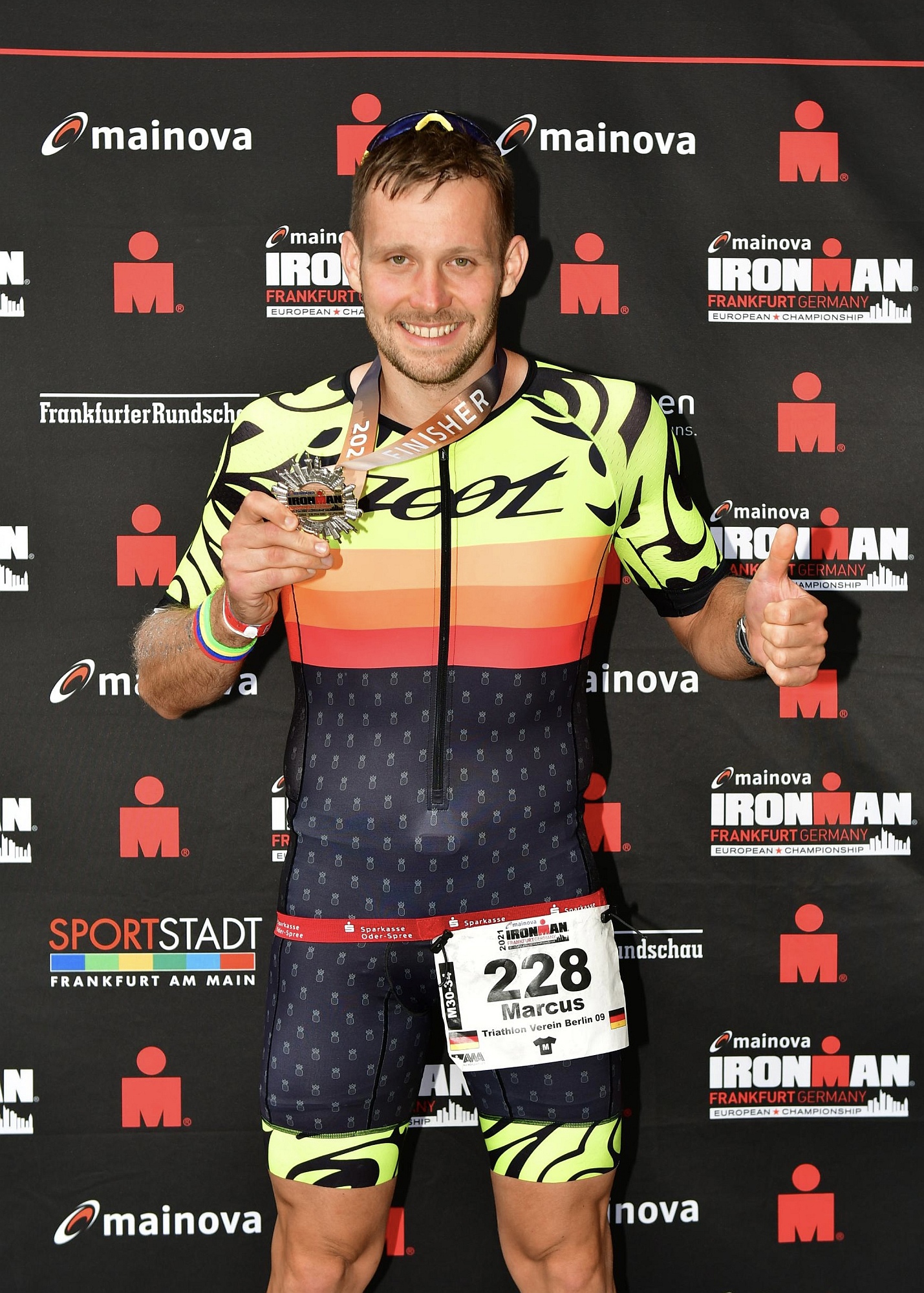 2021 Ironman Frankfurt Marcus Gawlik Ziel