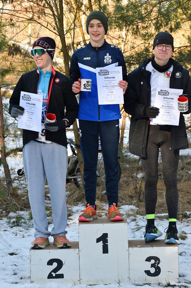 2025 Sisu Winterduathlon Podest shorty Männer